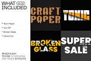 12 Text Effect Templates, a Layer Style Add-On by iDoodle Studio (Thumbnail 3 of 6)