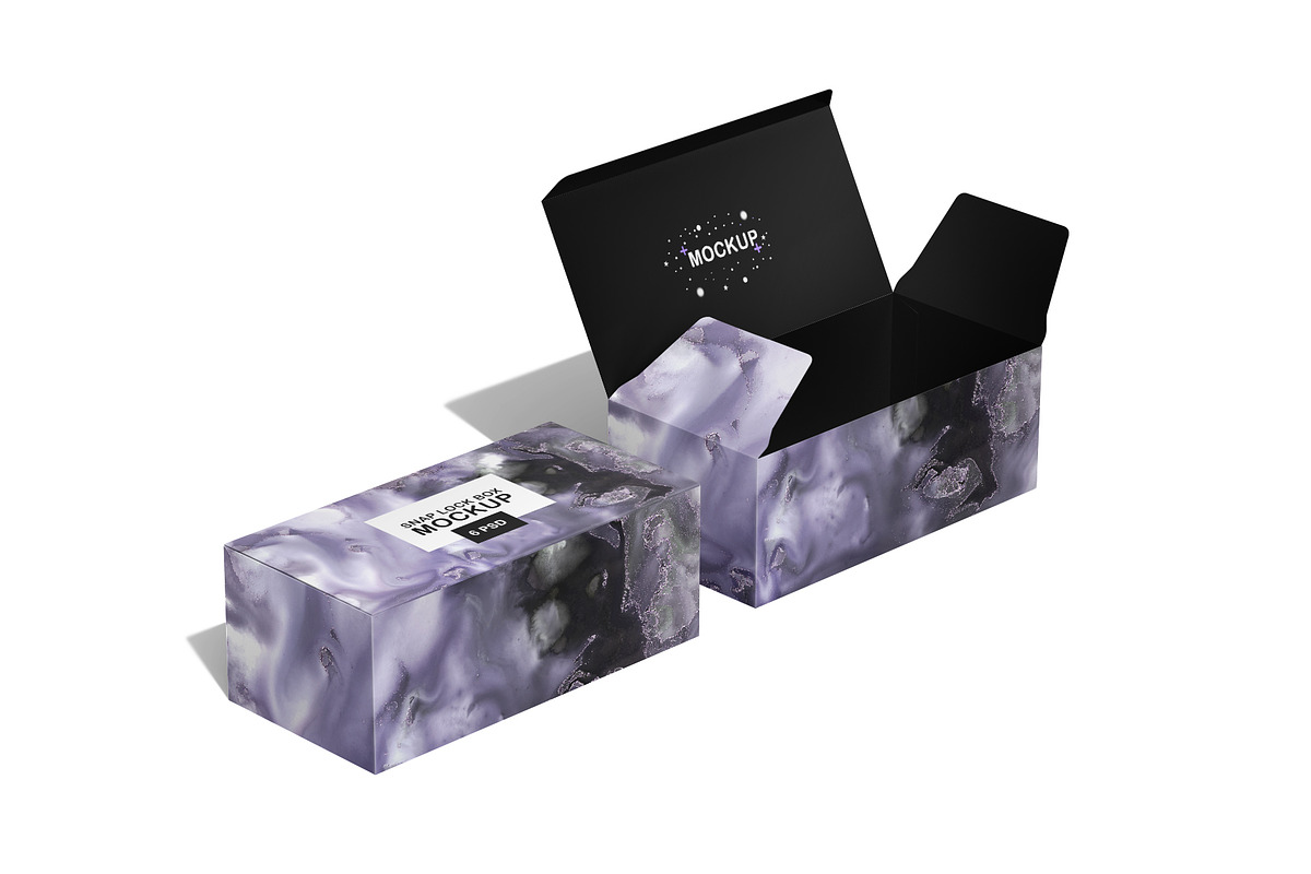 Tuck Top Snap Lock Bottom Box Mockup, a Packaging Mockup by Sheikhadesign (Photo 9 of 11)