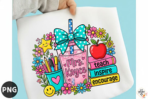 Teacher Tumbler PNG Tshirt Design, a Seasonal Illustration by designcity5