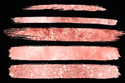 Rose Gold Paint Brush Strokes, a Texture Graphic by Nifty Template Studio (Thumbnail 5 of 5)
