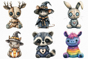 Halloween Voodoo Animal Doll Clipart, an Illustration by Craft Nest (Thumbnail 3 of 6)