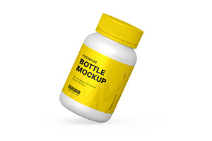 Supplement Bottle Mockup PSD, a Packaging Mockup by graphypix