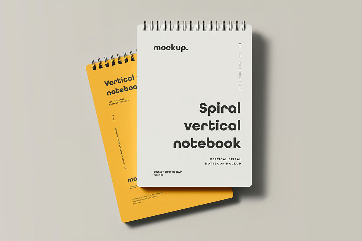 Spiral Notebook Mock-up, a Product Mockup by zippypixelstudio (Photo 13 of 14)