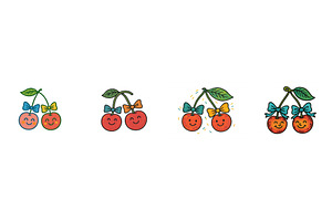 Charming cheerful cherry characters, an Arts & Entertainment Photo by ZinetroN