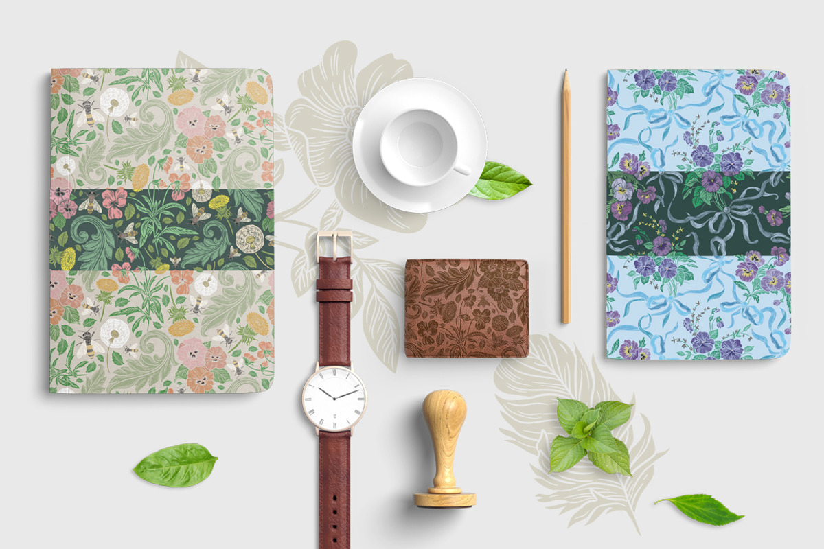 English Backyard patterns, a Pattern Graphic by Piñata (Photo 9 of 15)