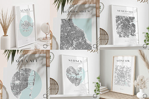 City Map Art Bundle