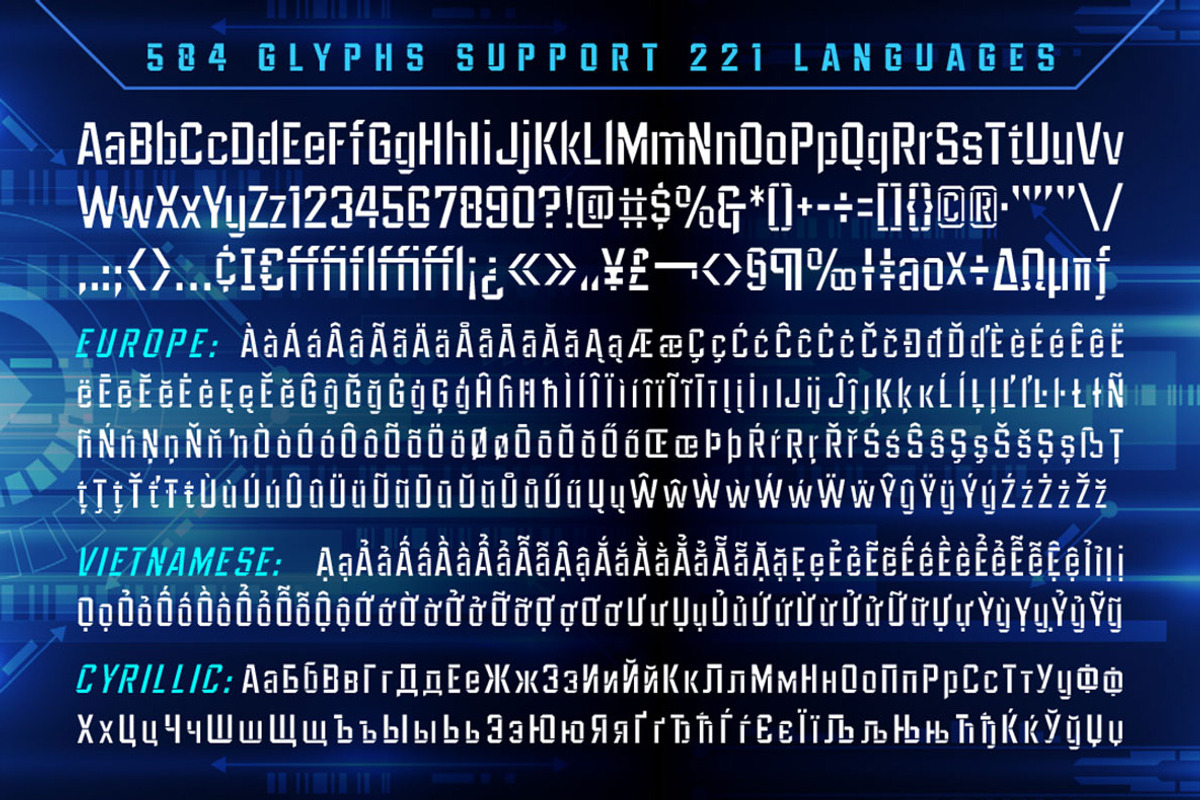 Ultimatum Velocity speed stencil, a Sans Serif Font by Comicraft Fonts (Photo 4 of 5)