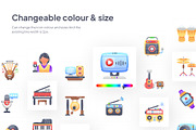 Music and Instrument Icon Set, a Duotone Icon by Prosymbols (Thumbnail 5 of 8)