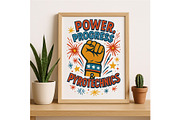 Power Progress Pyrotechnics Wall Art, a Background Graphic by LaseredNinja (Thumbnail 3 of 7)