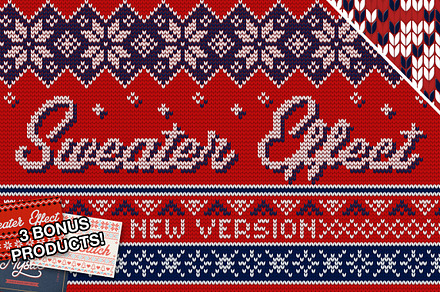Christmas Sweater Effect Pro, an Action Add-On by Greg Nicholls