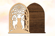 Spooky Tree & Black Cat Halloween, an Object Graphic by DreamPrint404 (Thumbnail 2 of 3)