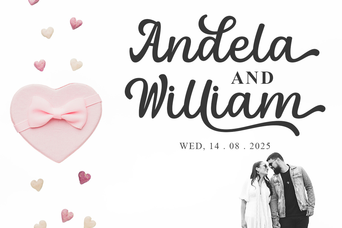 Catalina - Sweet Script Font, a Script Font by MjStudio31 (Photo 5 of 7)