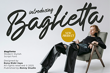 Baglietta Modern Stylish Script Font