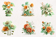 Spring Flower Sublimation Clipart, an Illustration by CreationArt (Thumbnail 5 of 7)