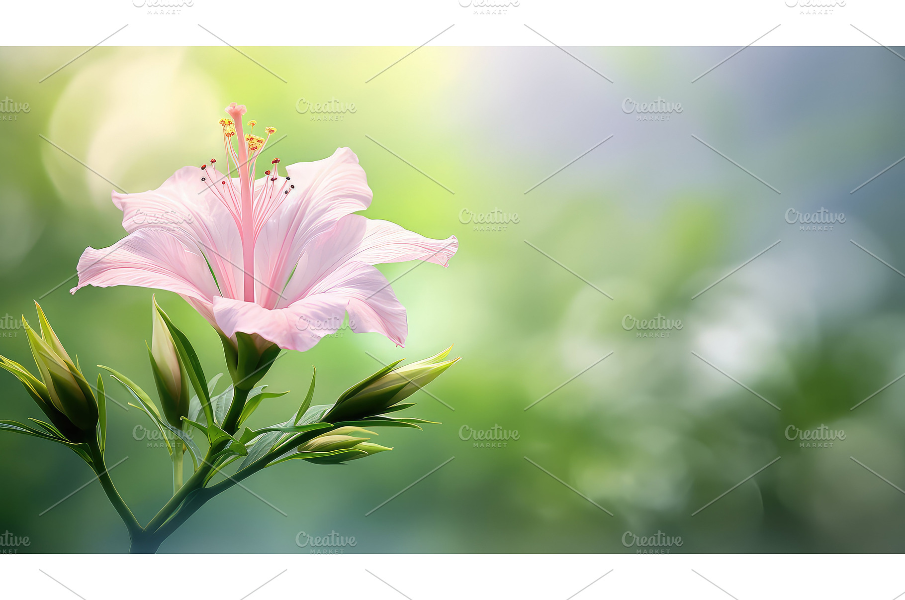 garden plant flower background ai, a Nature Photo by pikepicture
