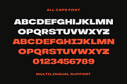 Bigmen All Caps Font, a Sans Serif Font by Yukita Creative (Thumbnail 10 of 11)