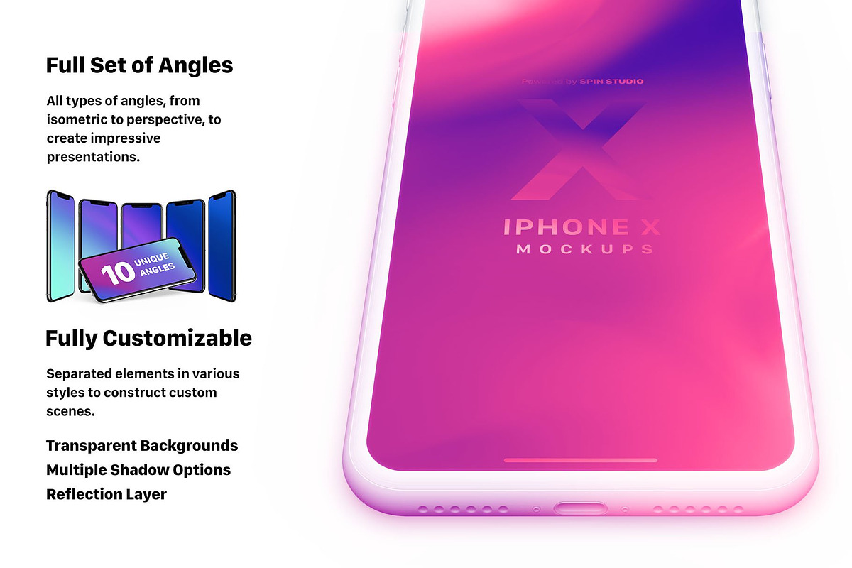 22 iPhone X Mockups, a Graphic by Mockup Store (Photo 5 of 6)