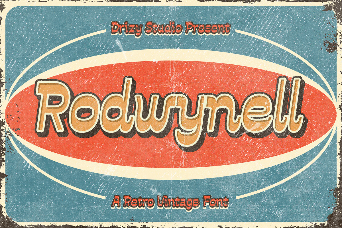 Rodwynell, a Font by Drizy (Photo 1 of 10)