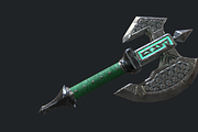 5 Fantasy Stylish Hand Axe -PBR-, an Object 3D Model by TFE Game Art (Thumbnail 5 of 16)