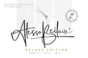 Alessa Beilaire Deluxe Edition, a Script Font by Cotbada_studio (Thumbnail 1 of 14)