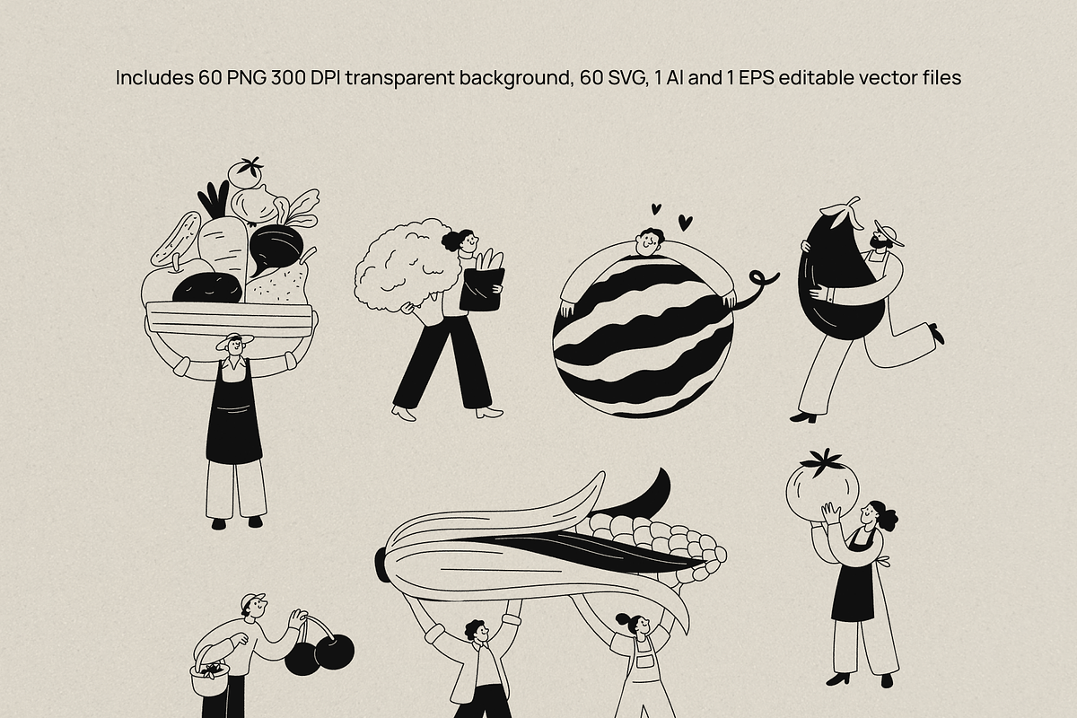 Farm & Harvest Illustration, a Food Illustration by happpydesign (Photo 3 of 11)
