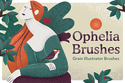 Ophelia Grain Vector Brushes, a Brush Add-On by Craftrick (Thumbnail 1 of 7)