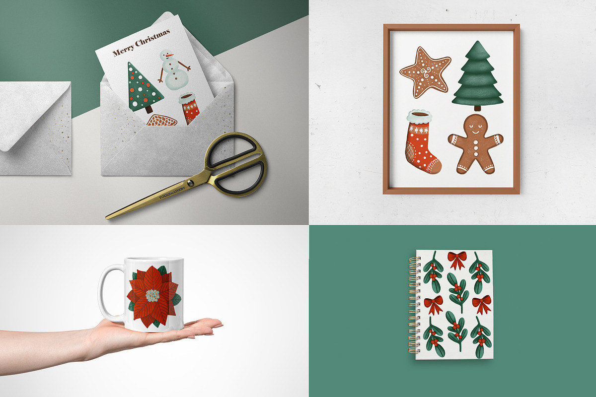 Christmas illustrations, a Seasonal Illustration by DeniDiaz (Photo 2 of 3)