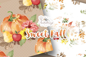 Sweet Fall Digital Paper Pack