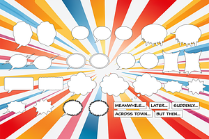 Custom Comic Bubbles!, a Templates & Theme by Gabe H