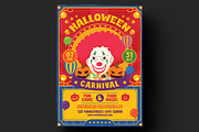 Halloween Carnival Flyer, a Flyer Template by Creativestoree (Thumbnail 1 of 3)