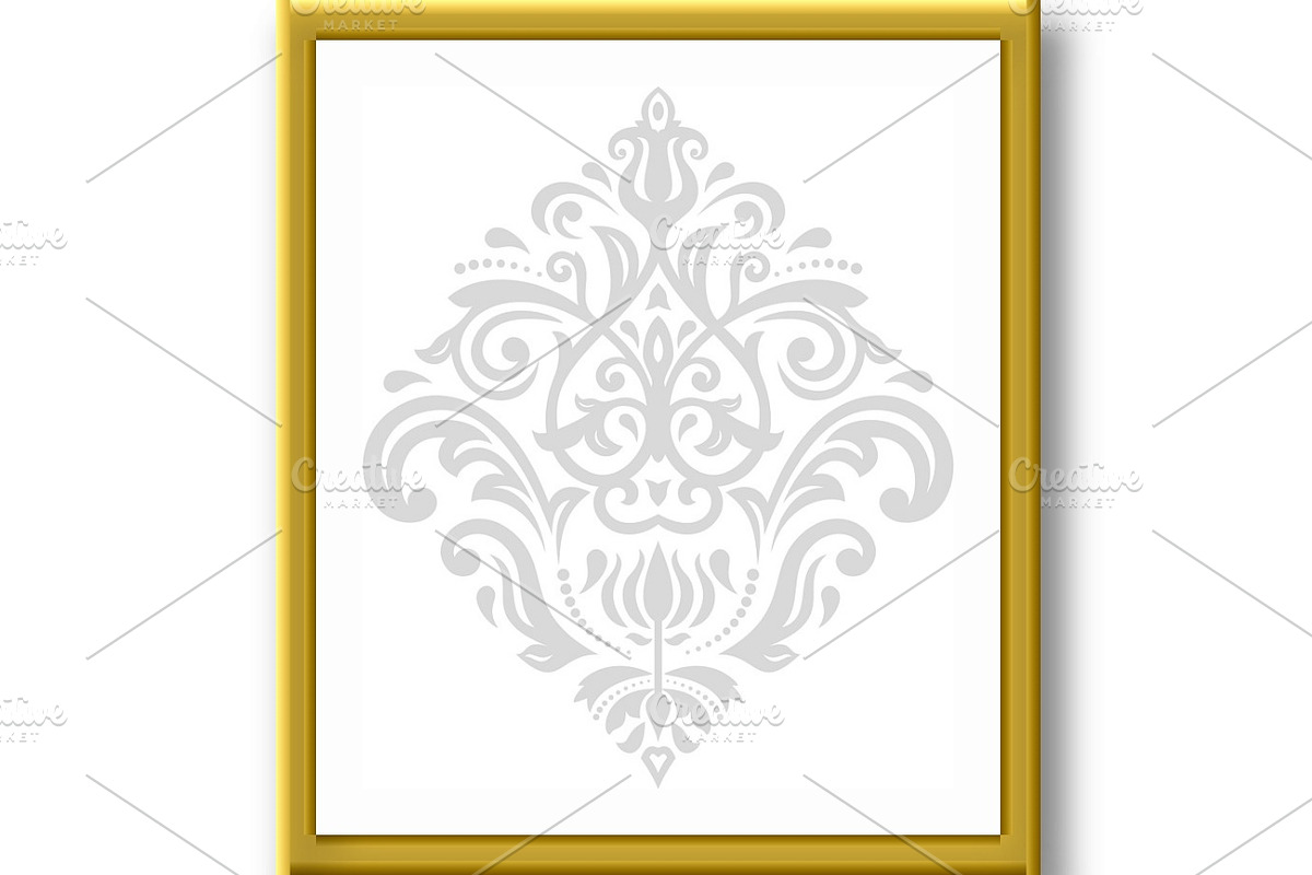 Oriental Abstract Vector Pattern, a Decorative Illustration by FineArtStudio (Photo 2 of 3)