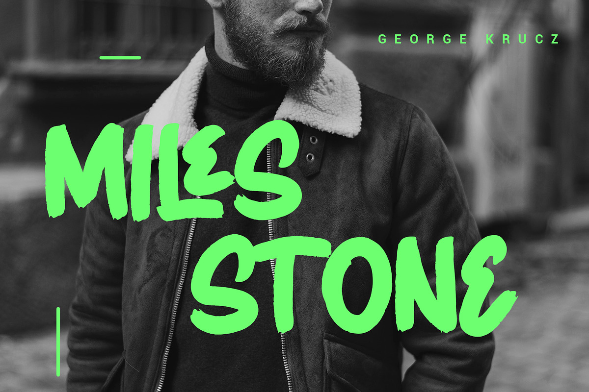 FIRSTBORN // BRUSH TYPEFACE preview 6