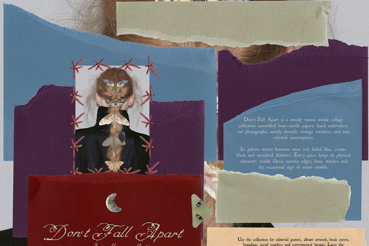 Don't Fall Apart: Moody Collage Kit, an Object Graphic by Purple (Photo 13 of 14)