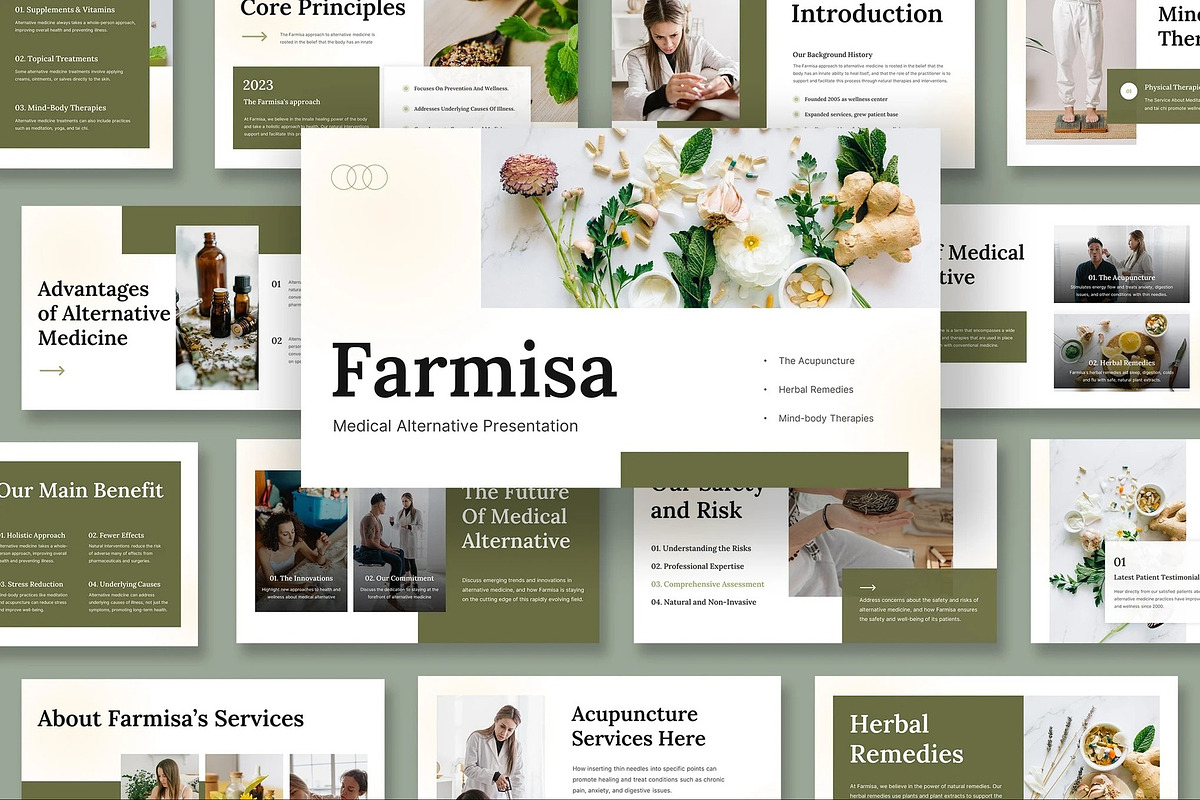 Medical Alternative Powerpoint, a Presentation Template by Fit-tee (Photo 1 of 10)