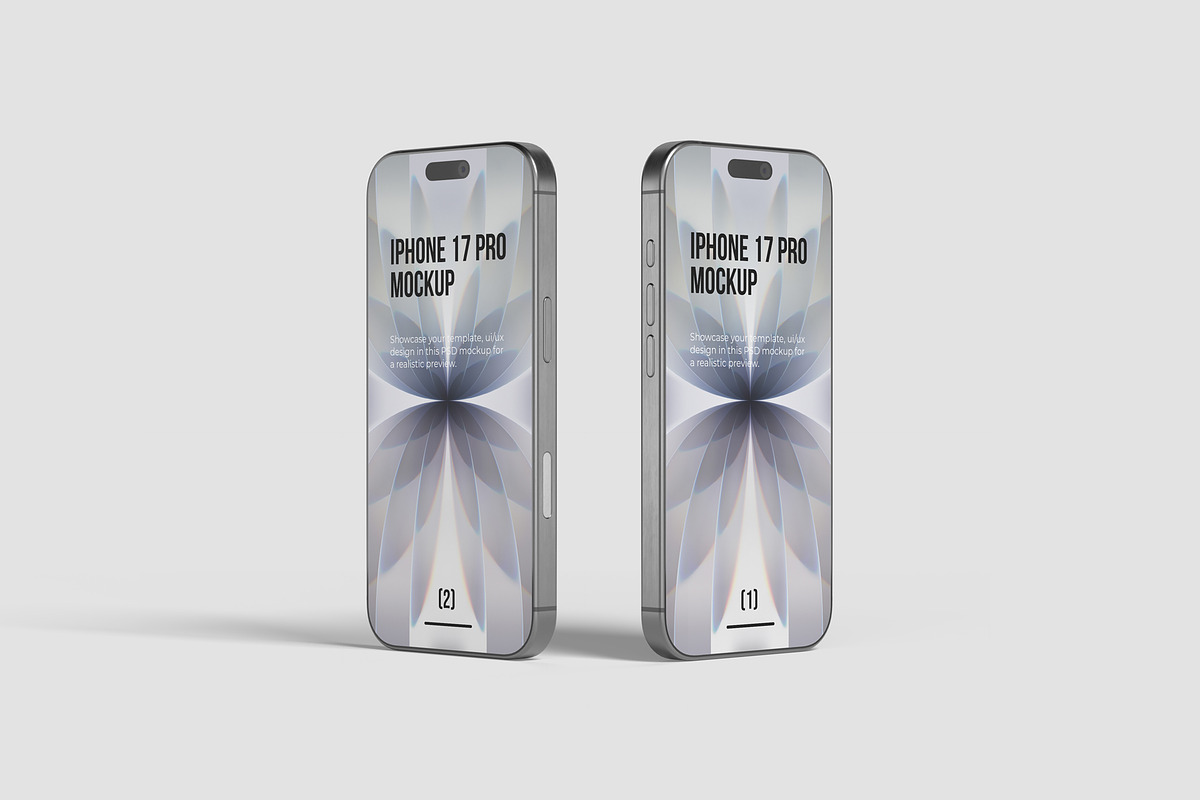 iPhone 17 Pro Max Mockups, an iPhone Mockup by graphiccrew (Photo 8 of 16)