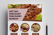 Food Flyer Design Template, a Flyer Template by MightyDesign (Thumbnail 4 of 7)