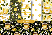 Watercolor Seamless Pattern Bundle, a Seasonal Illustration by Red Ink (Thumbnail 8 of 14)