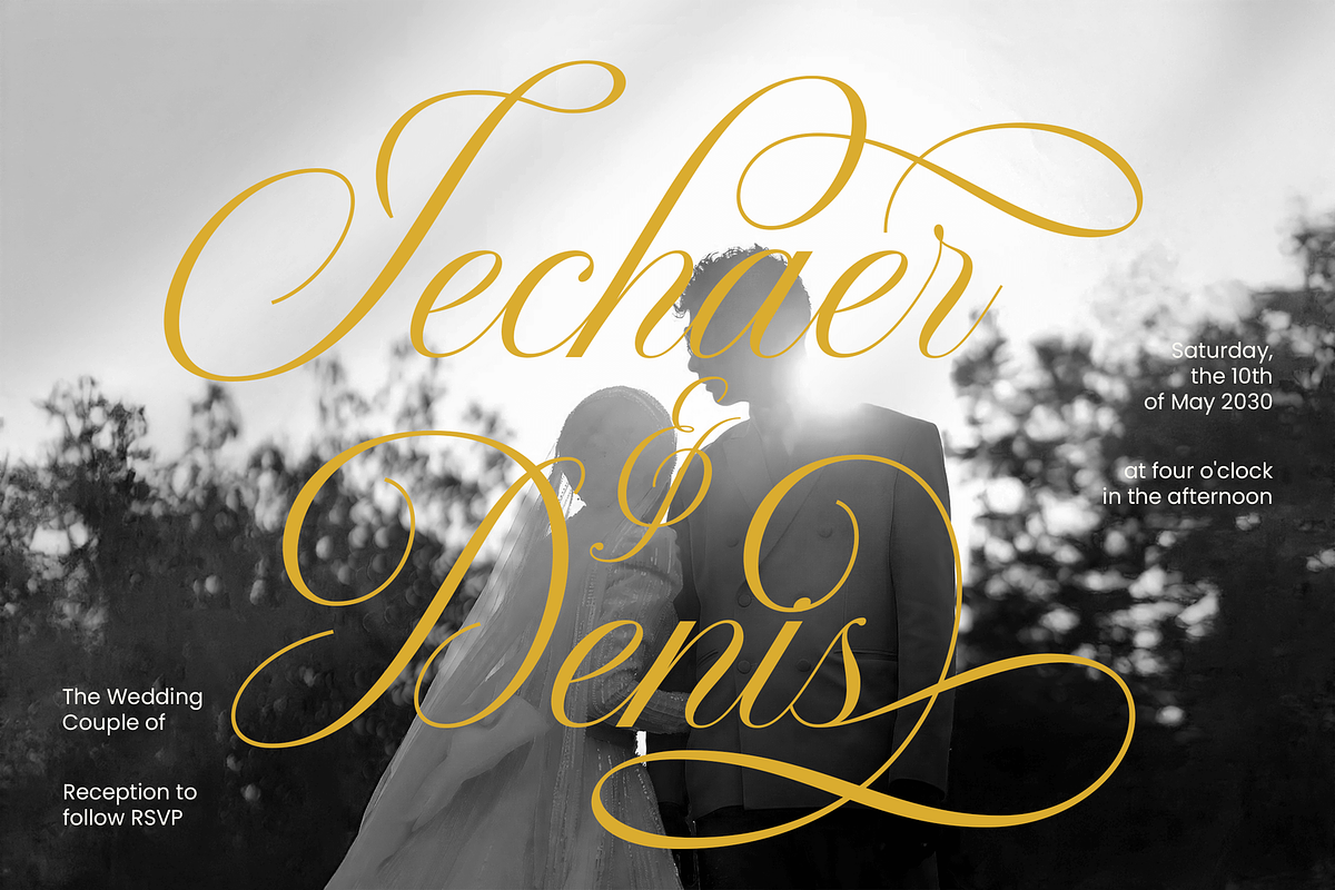 Revinda - Modern Cursive Script Font, a Script Font by Pixesia Studio (Photo 6 of 12)