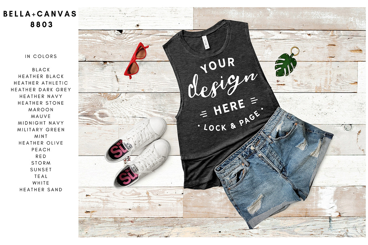 Mockup Bundle Bella Canvas T-Shirt, a Household Mockup by lock and page (Photo 5 of 45)