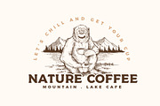 Nature coffee logo vector, a Branding & Logo Template by Vinsvectory (Thumbnail 2 of 3)