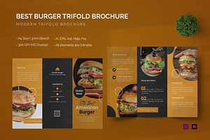 Best Burger - Trifold Brochure