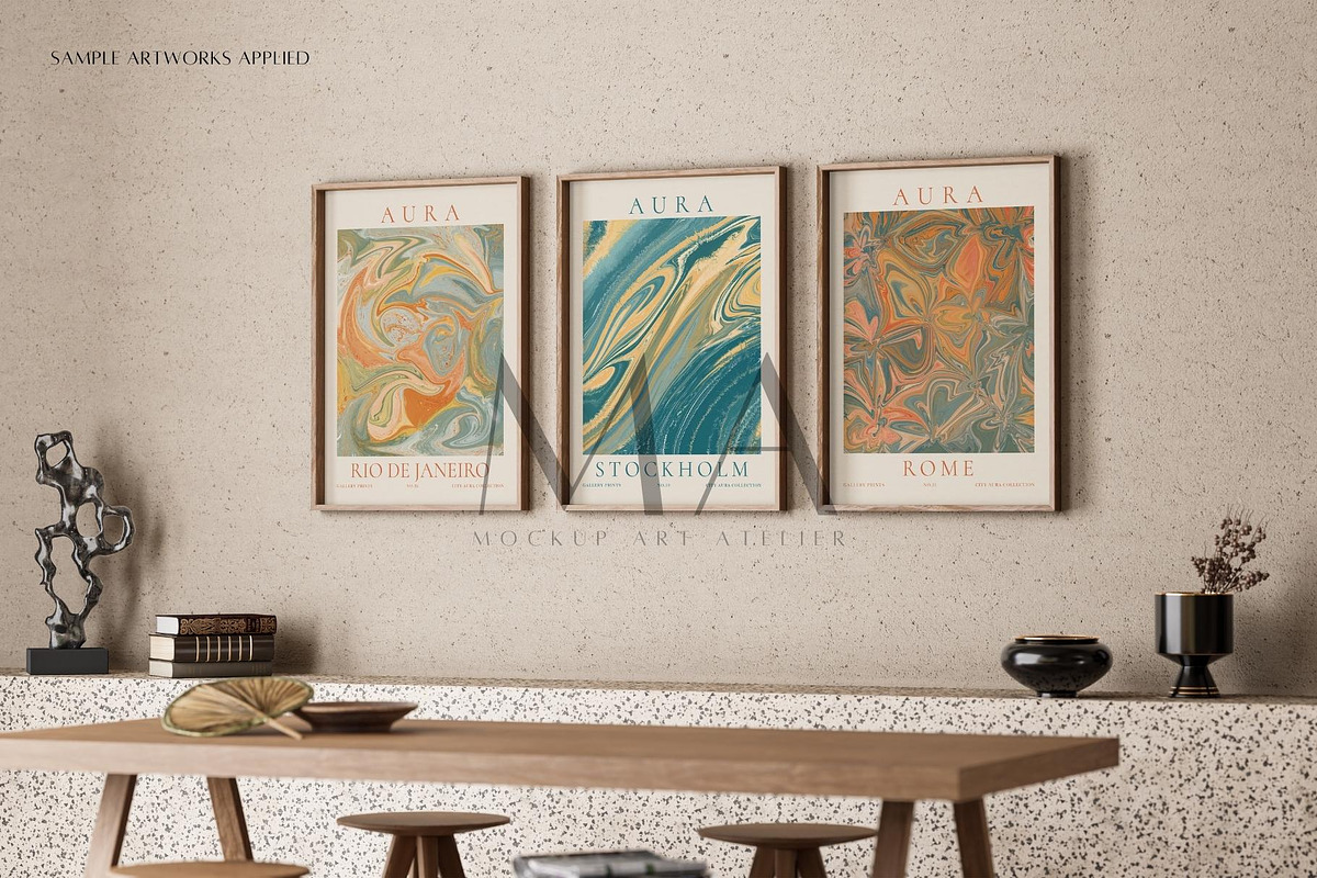 24 Vintage Frame Mockup Bundle, a Household Mockup by Mockup Art Atelier (Photo 16 of 28)