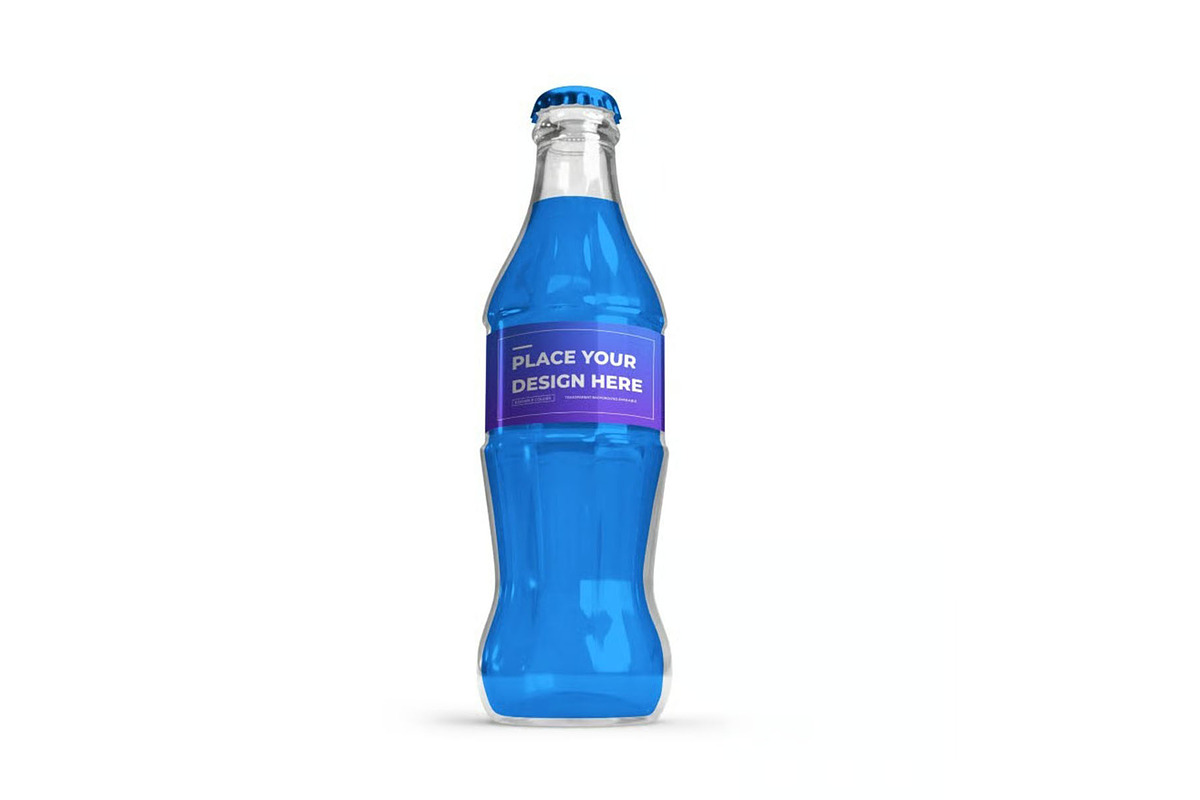 Soft Drink Bottle Mockup Template, a Packaging Mockup by DesignRushMarket (Photo 10 of 11)