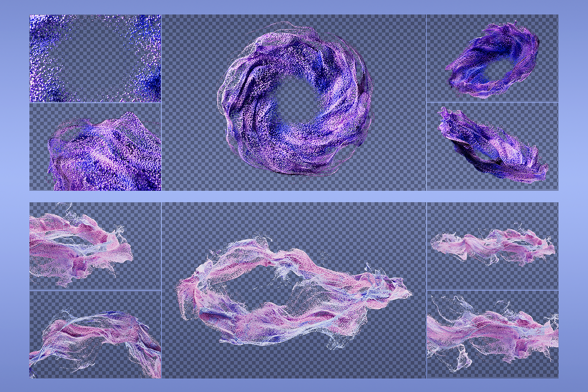Particle Vortex - 3D Motion Pack, a Background Graphic by Mio Buono (Photo 4 of 10)