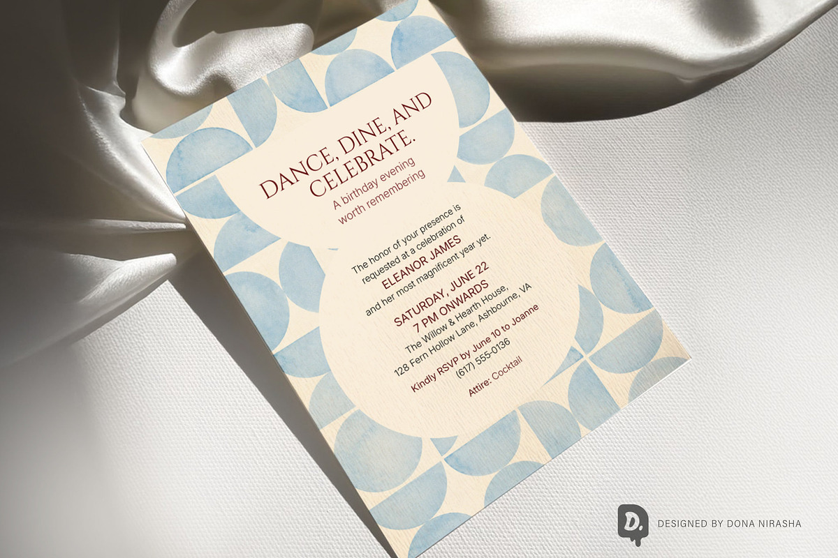 Canva Birthday Template Bundle - 43, a Marketing Template by BloomToLife By Dona (Photo 2 of 6)