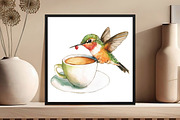 Funny Cartoon Caffeinated Quirky Bir, an Illustration by DreamCafeArt (Thumbnail 4 of 5)