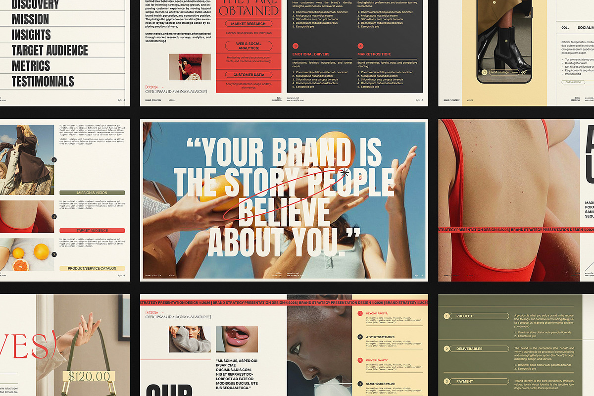 Brand Strategy Presentation Template, a Presentation Template by ArtisanaAura (Photo 4 of 15)