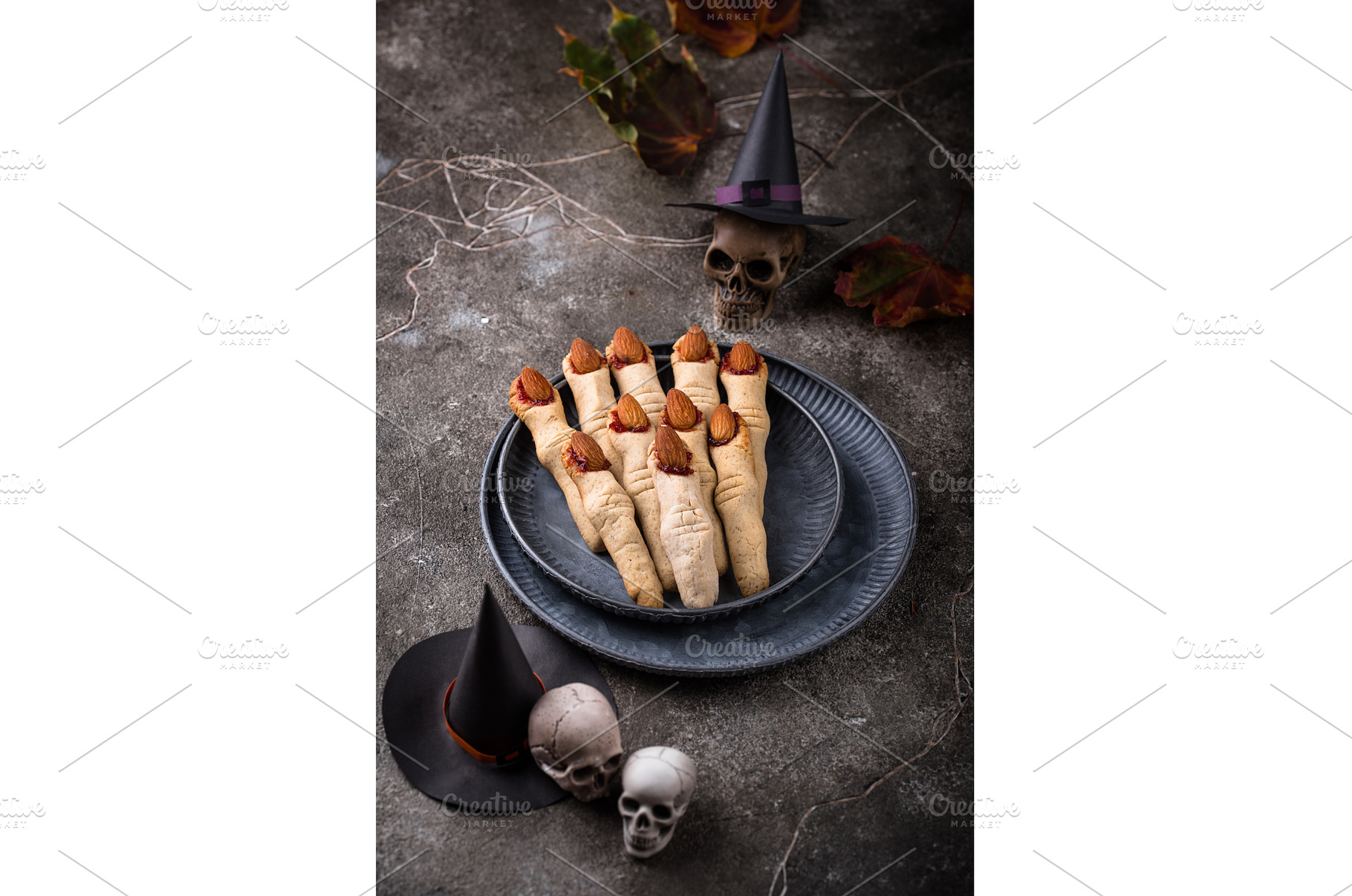 Halloween cookies in shape of witch, a Food & Drink Photo by Yulia Furman