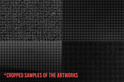Dark Halftone Textures Pack, a Texture Graphic by fukomoku (Thumbnail 7 of 10)
