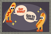 Fast Food Illustration Mascot Pack, a Food Illustration by saragoodies (Thumbnail 9 of 9)
